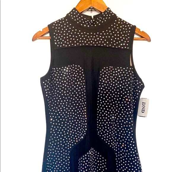 Banjul Pants - Long Banjul Black and Rhinestone Jumpier